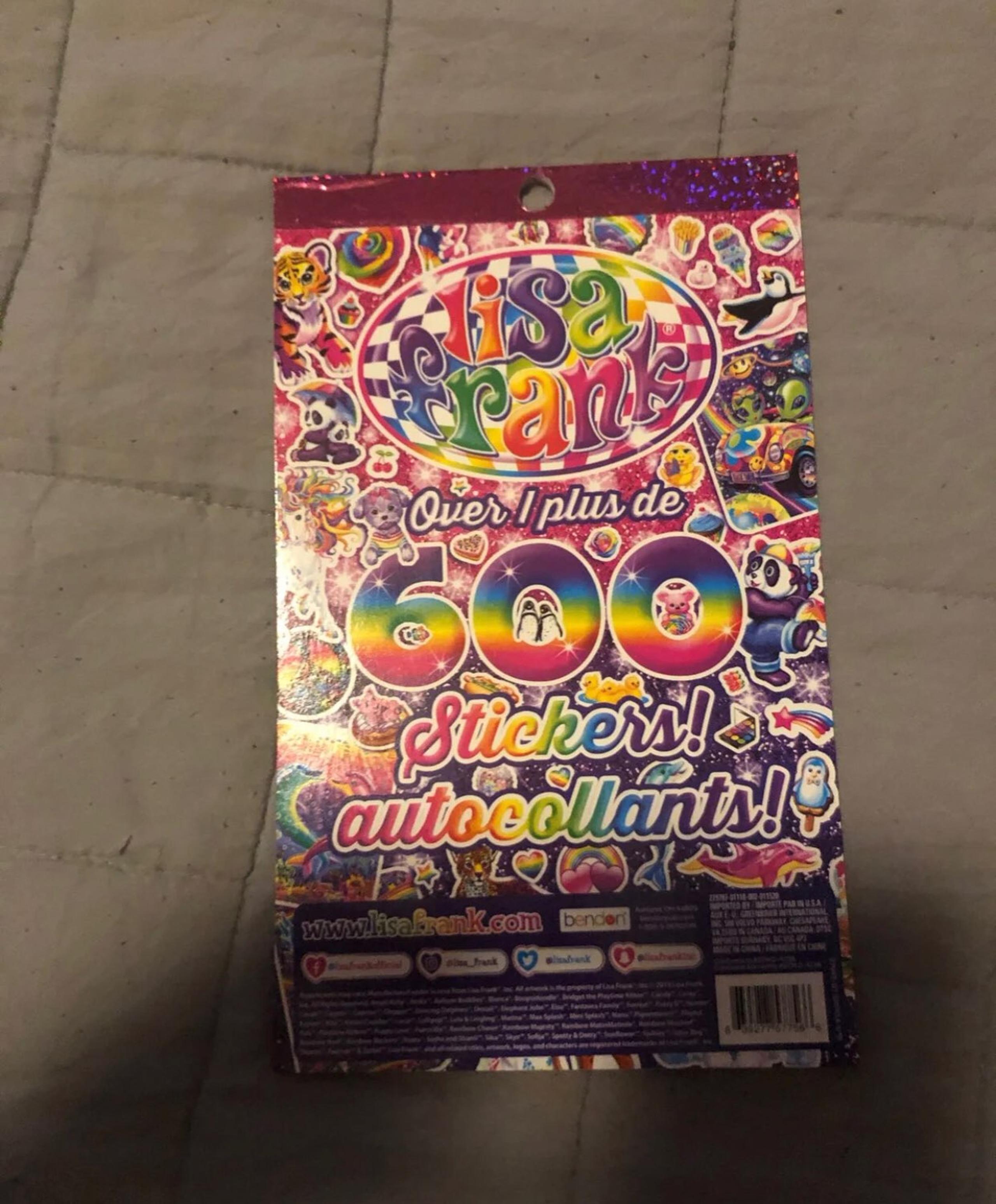 lisa frank stickers