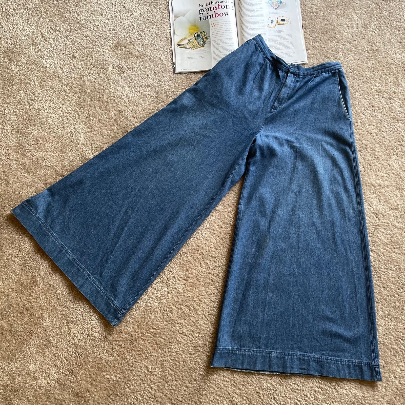Snidel High-Rise Palazzo Jeans Size: 27