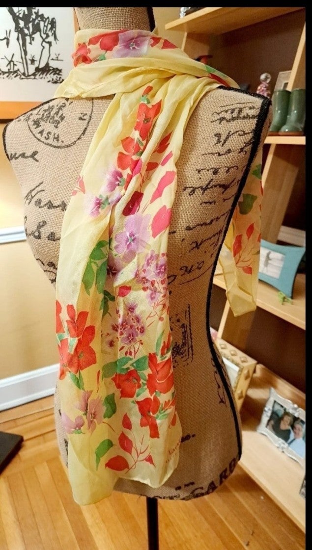 Ralph Lauren 100% Silk Scarf
