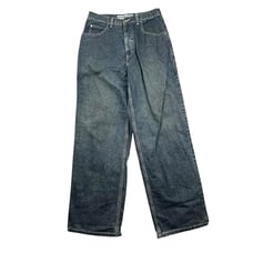 Vintage 90’s y2k Anchor Blue Beyond Baggy, Wide Leg skater jeans. Men’s 34 x 32.