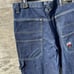Vintage Johnny Blaze Jeans Men's 38x32 Carpenter Baggy Wide Leg Blue Denim