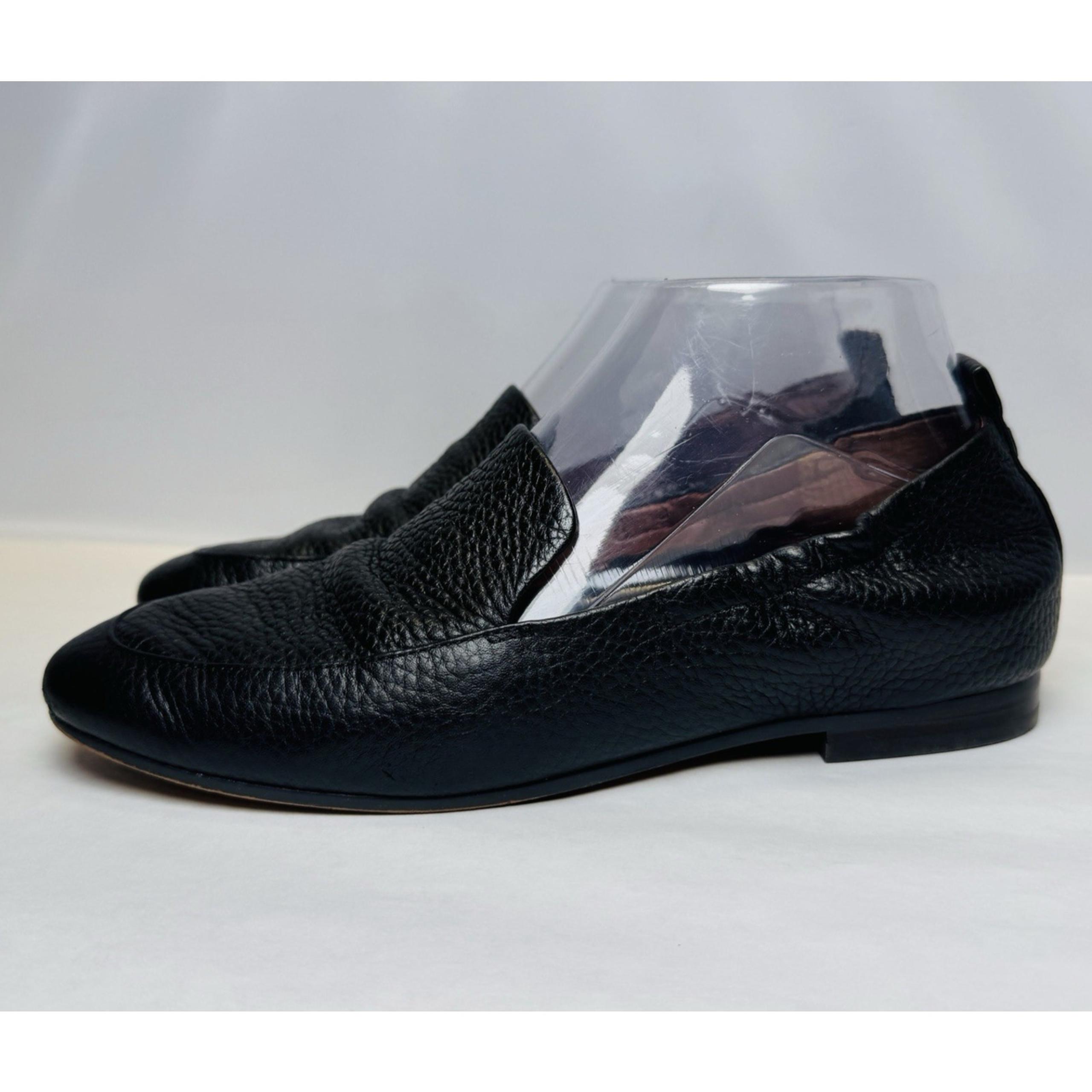 Vionic Amora Faux Fur Loafers Women's Shoes Size 7 Black Pebbled Leather Comfort