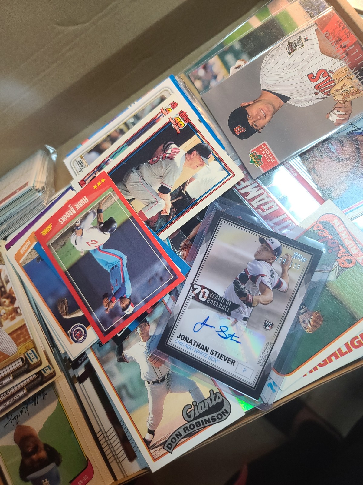 Vintage baseball cards