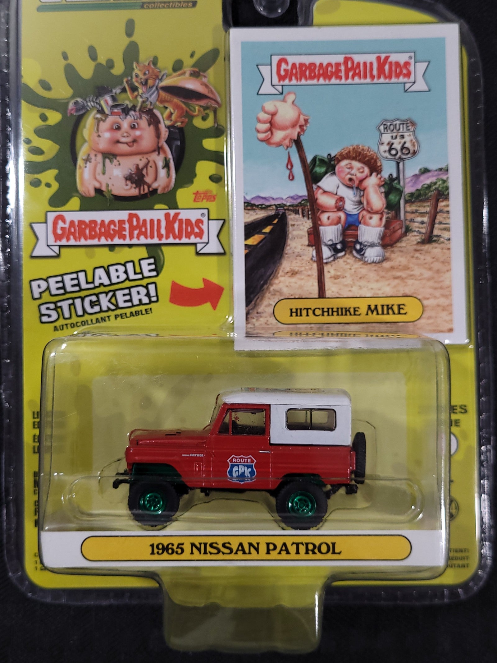 ☆1965 Nissan Patrol☆ {Green Machine} Greenlight Collectibles Garbage Pail Kids.