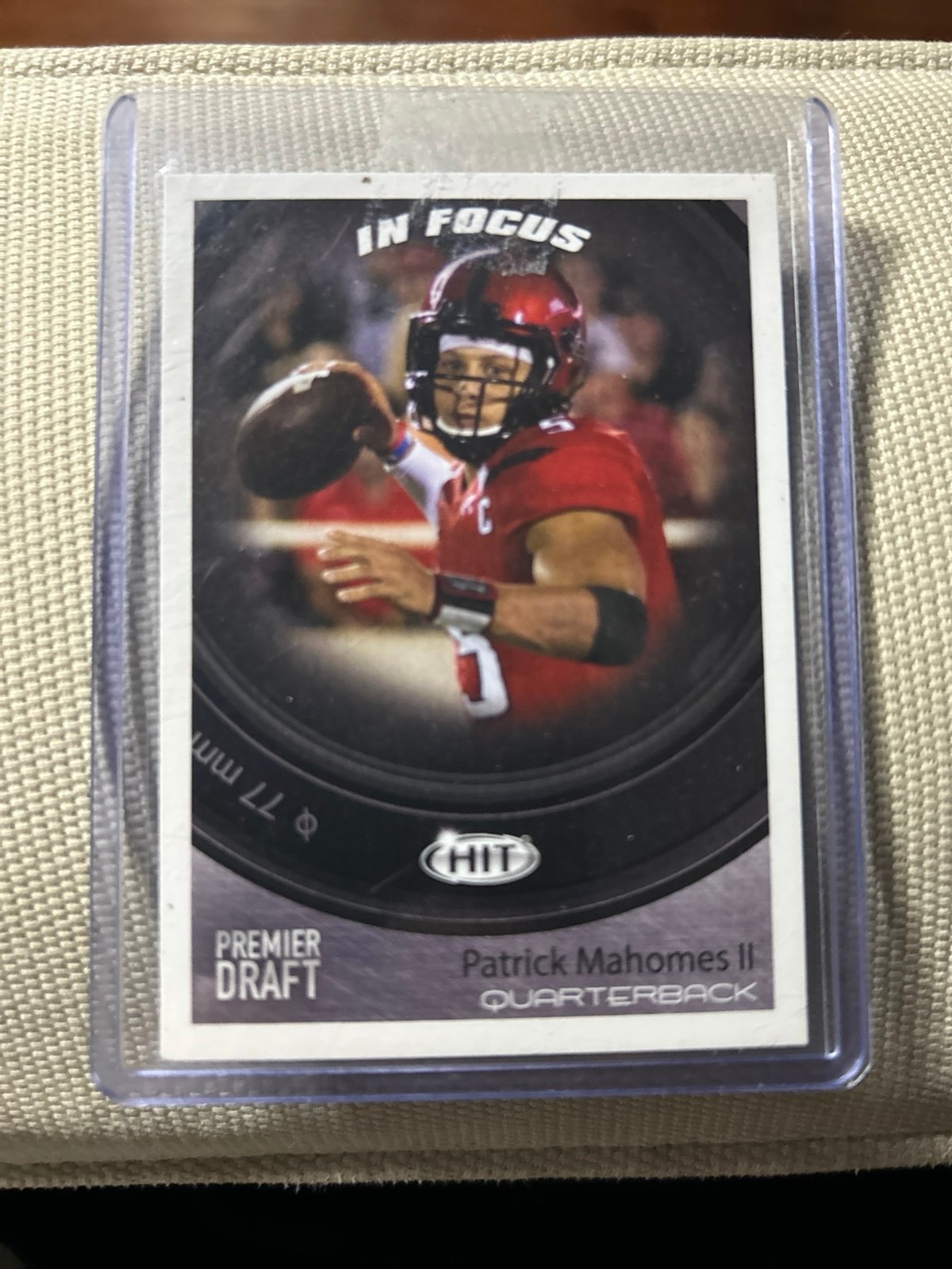 Pat Mahomes rookie card