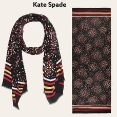 NWT KATE SPADE confetti oblong scarf
