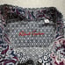 Robert Graham Shirt Mens M Blue White Floral Geometric Classic Short Sleeve