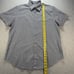 Robert Graham Shirt Mens M Blue White Floral Geometric Classic Short Sleeve