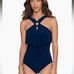 Magicsuit Square Cut Liza One Piece Swimsuit Womens Size 12