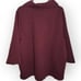 Soft Surroundings Women's Jacquard Dorothy Pullover in Merlot size 2X