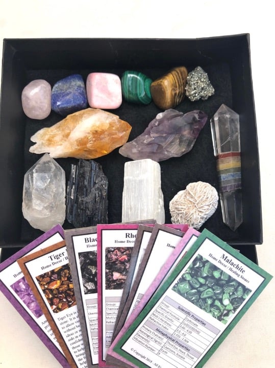 Healing Crystals Kit Beginners Stones & Crystals Collection
