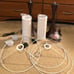24 Tall Smart Bedside Table Lamp for Living Room Set of 2,Color Changing