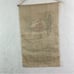 Linen Tea Towel farmhouse barn schoolhouse winter snow 1967 vintage Calendar