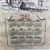 Linen Tea Towel farmhouse barn schoolhouse winter snow 1967 vintage Calendar
