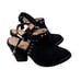 Steel Toed Jeffrey Campbell Western Suede Booties Size 7.5