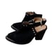 Steel Toed Jeffrey Campbell Western Suede Booties Size 7.5
