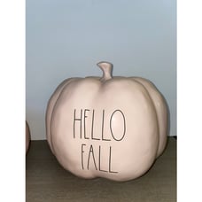 Rae Dunn PINK pumpkin HELLO FALL