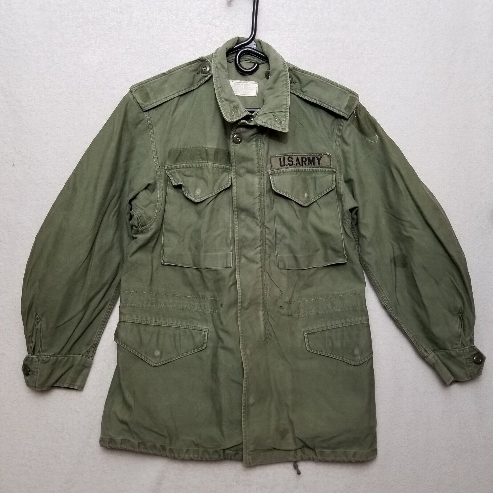 Vintage Green M51 OG-107 US Army Military Field Coat Cold Weather Regular Small