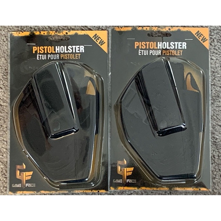 Game Face Black Pistol Holster Model SAH02 Lot of 2 NEW