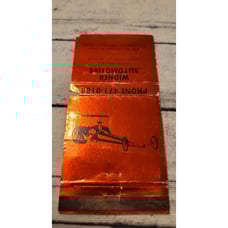Vintage Matchbook NHRA Dan Widner Automotive Top Fuel Driver Colorado 70's 4