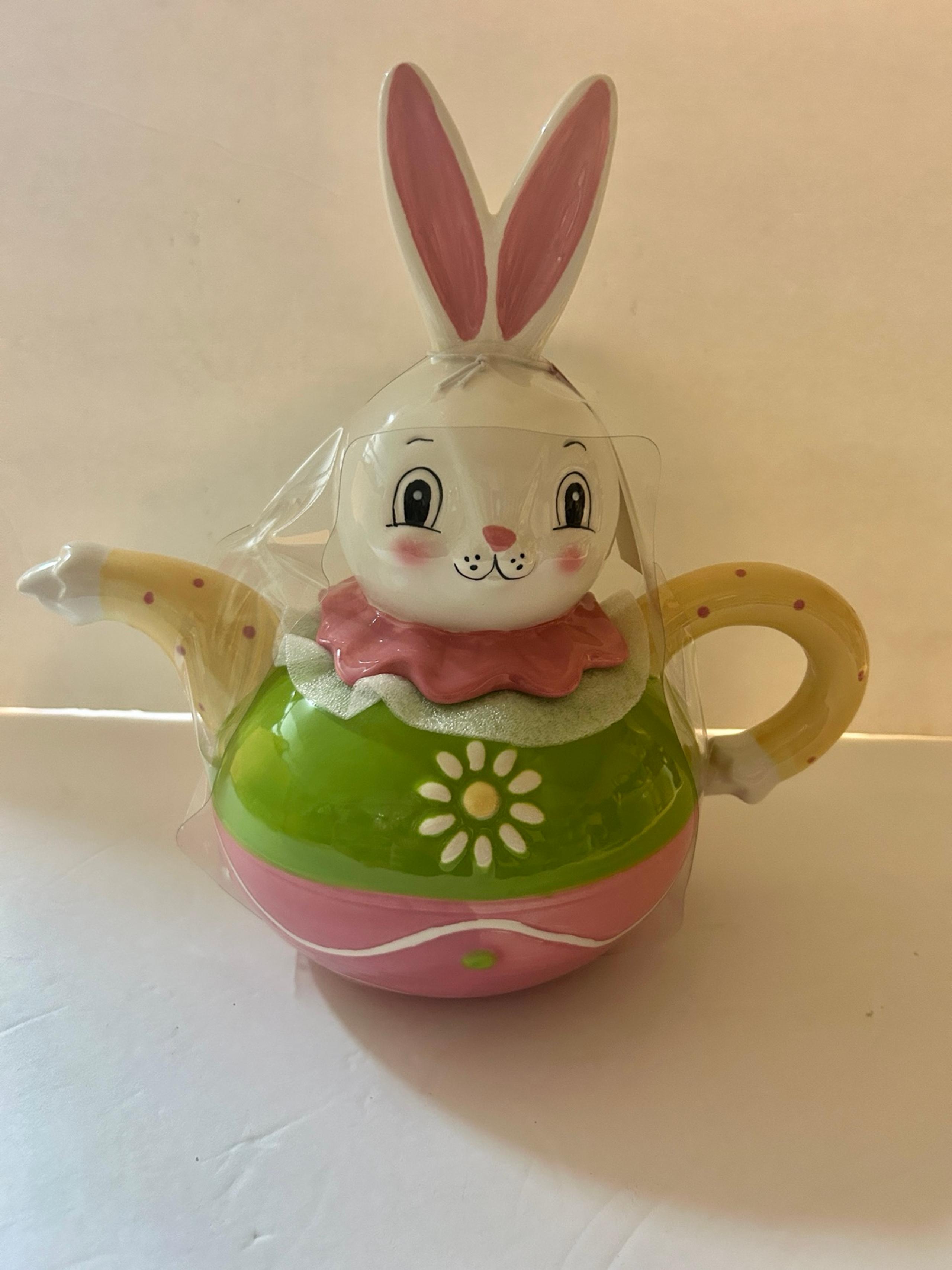 johanna parker easter bunny teapot
