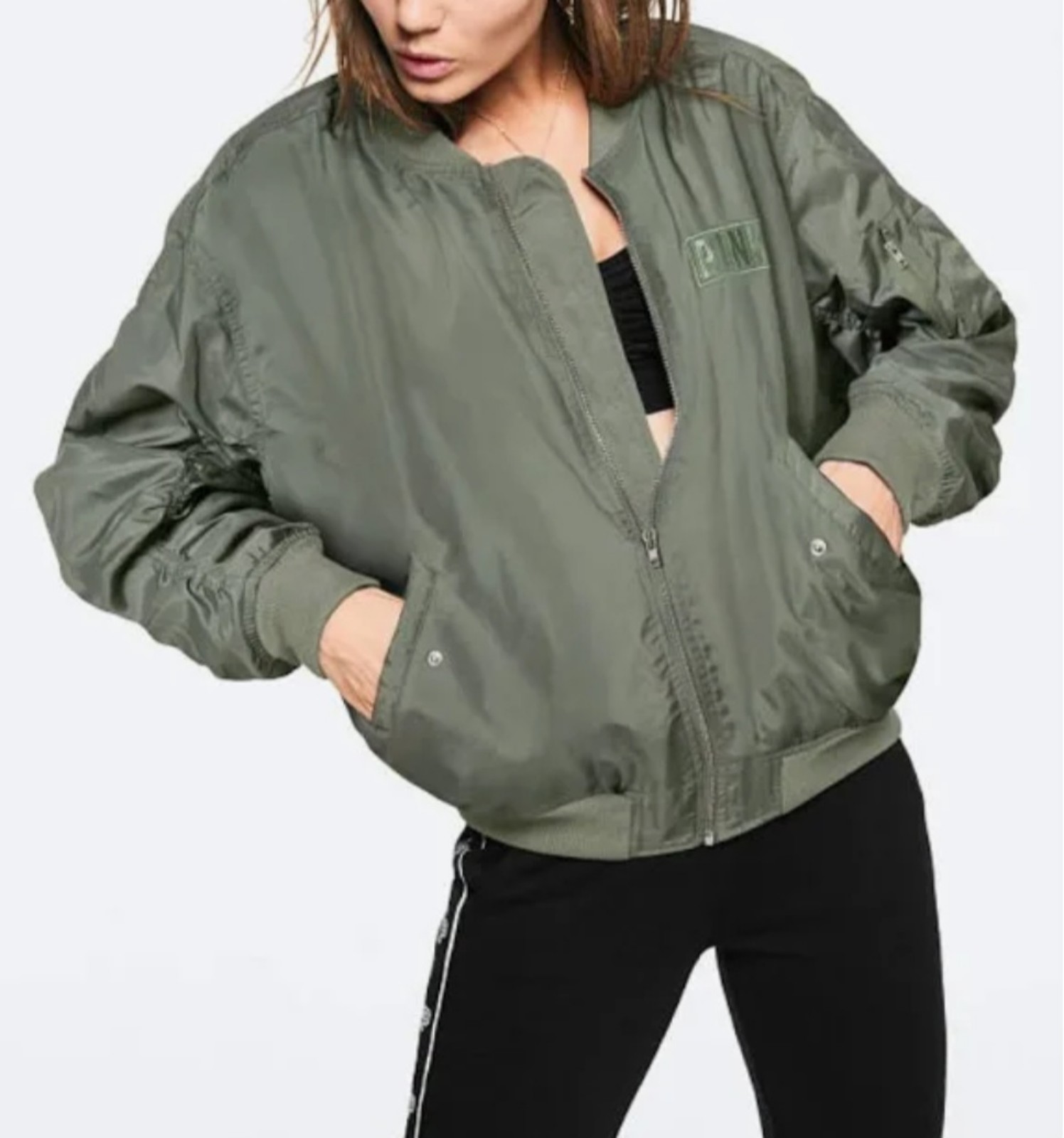 PINK Victoria's Secret Bomber Jacket