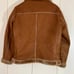 Robert Phillips Shearling Moto Motorcycle Jacket Size Medium Color Brown