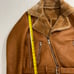 Robert Phillips Shearling Moto Motorcycle Jacket Size Medium Color Brown