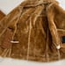 Robert Phillips Shearling Moto Motorcycle Jacket Size Medium Color Brown