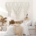 Macrame Wall Hanging Nature Cotton, Boho Macrame Tapestry Wall Decor