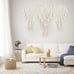 Macrame Wall Hanging Nature Cotton, Boho Macrame Tapestry Wall Decor