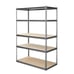 Project Source Steel Heavy Duty 5-Tier Utility(48-in W x 24-in D x 72-in H) Gray