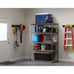 Project Source Steel Heavy Duty 5-Tier Utility(48-in W x 24-in D x 72-in H) Gray