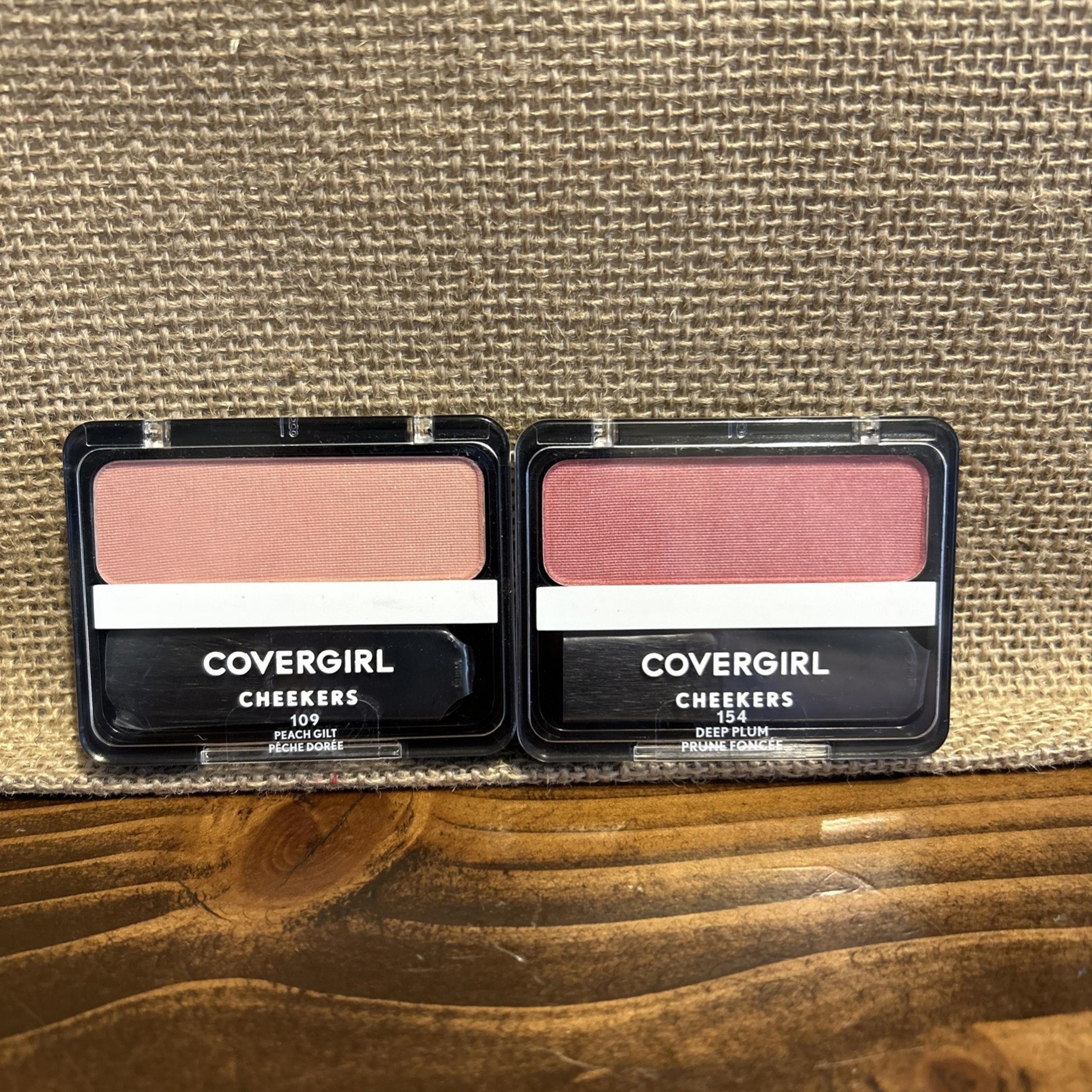 Lot of 2 Blush Color #164 DEEP PLUM, #109 PEACH GILT - CoverGirl