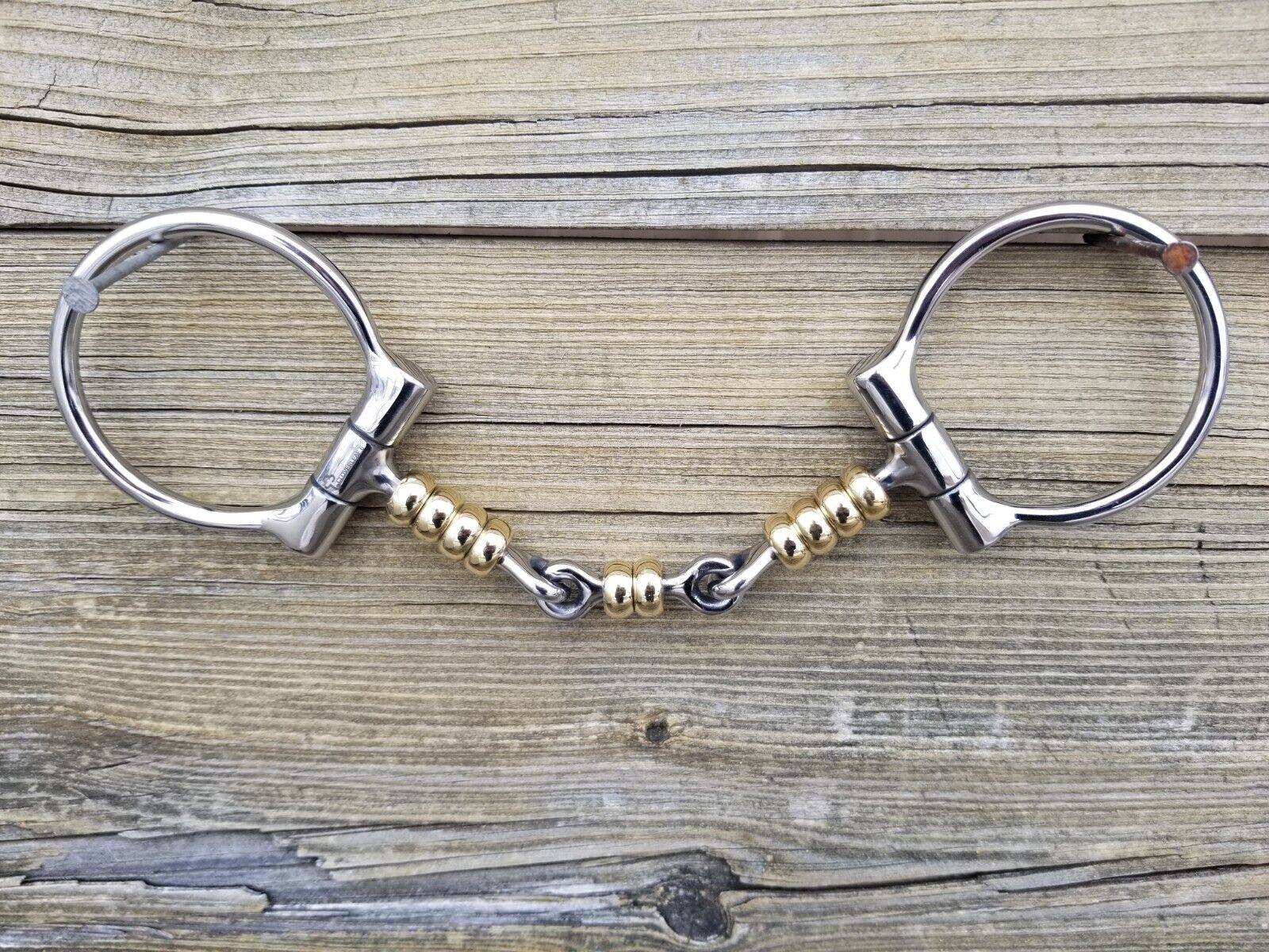 D Ring Dogbone Bit with Brass Bead Rollers