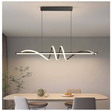 Modern LED Pendant Lights, 39in Chandelier Dimmable 3000k-60