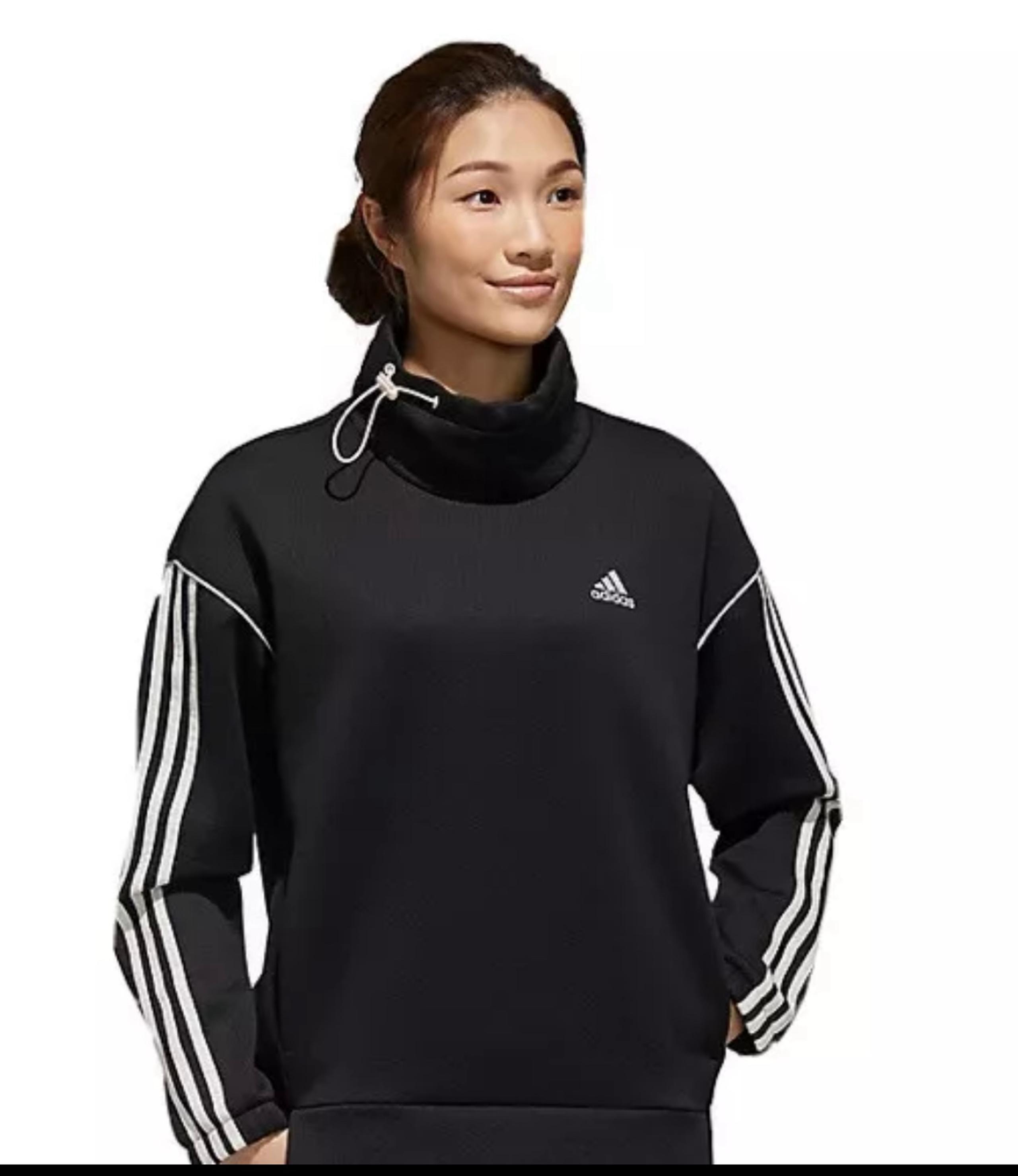 Adidas Women's Intuitive Warmth Sweatshirt Black XS MSRP:$60