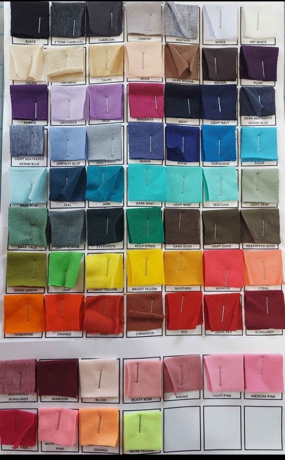 Sharing samples of shorts, fleece soakers and color options