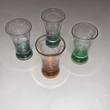 Four Sauza Tequila Shot Glasses