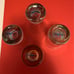 Four Sauza Tequila Shot Glasses