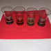 Four Sauza Tequila Shot Glasses