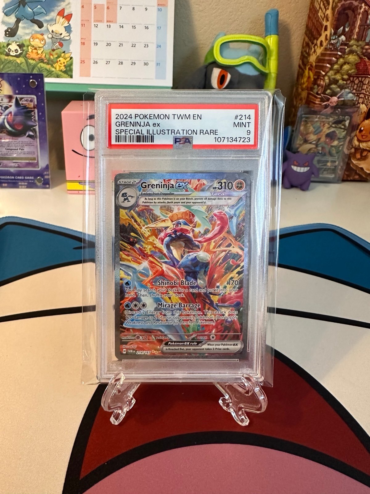 PSA 9 Pokemon Greninja Ex