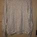 Gray white Stripe Sweatshirt XL 74 18/20 16/18 Extra Large Long Sleeves New
