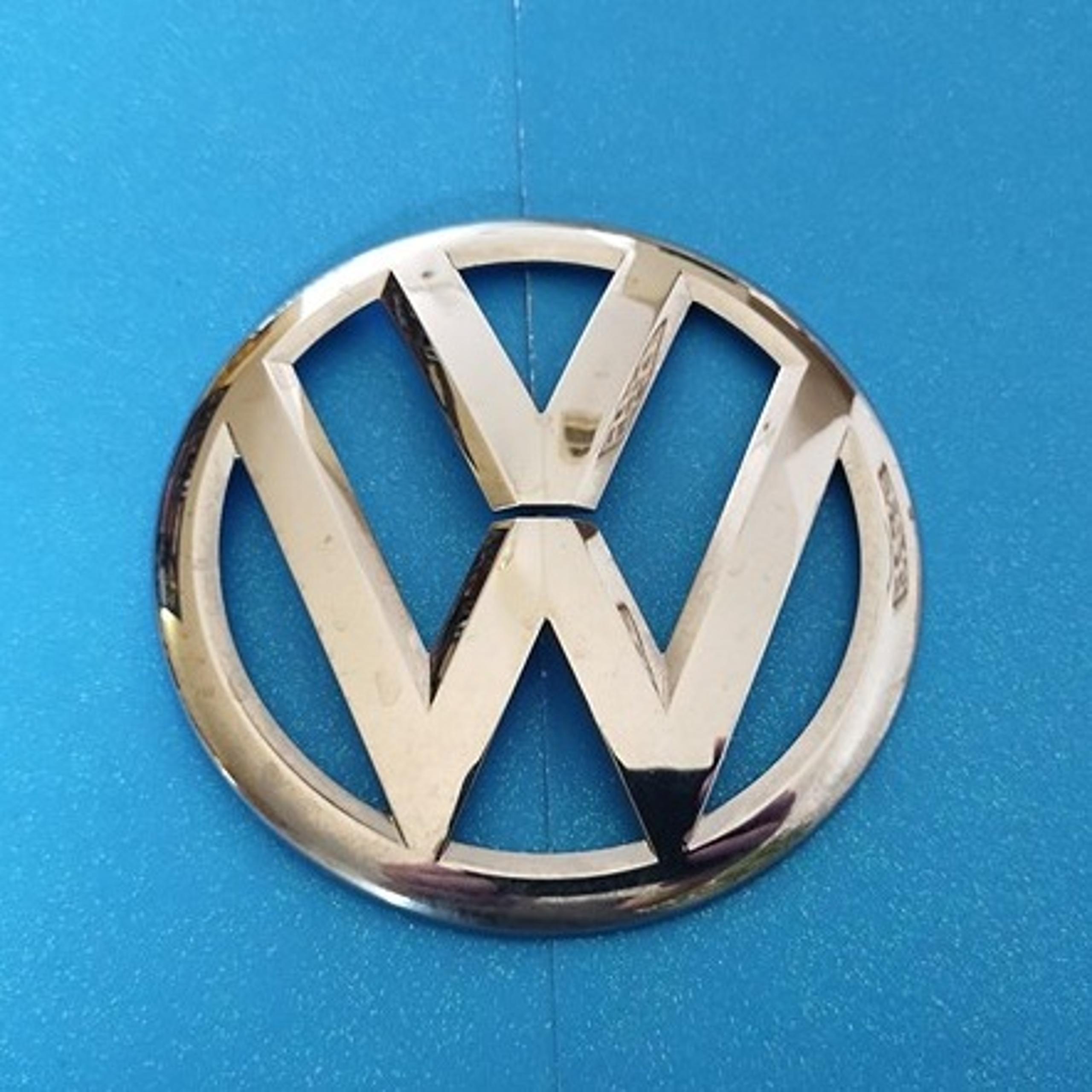 Volkswagen chrome plastic logo emblem