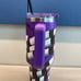 Beetle Juice Sandworm Stainless Steel Cup with Straw—40oz