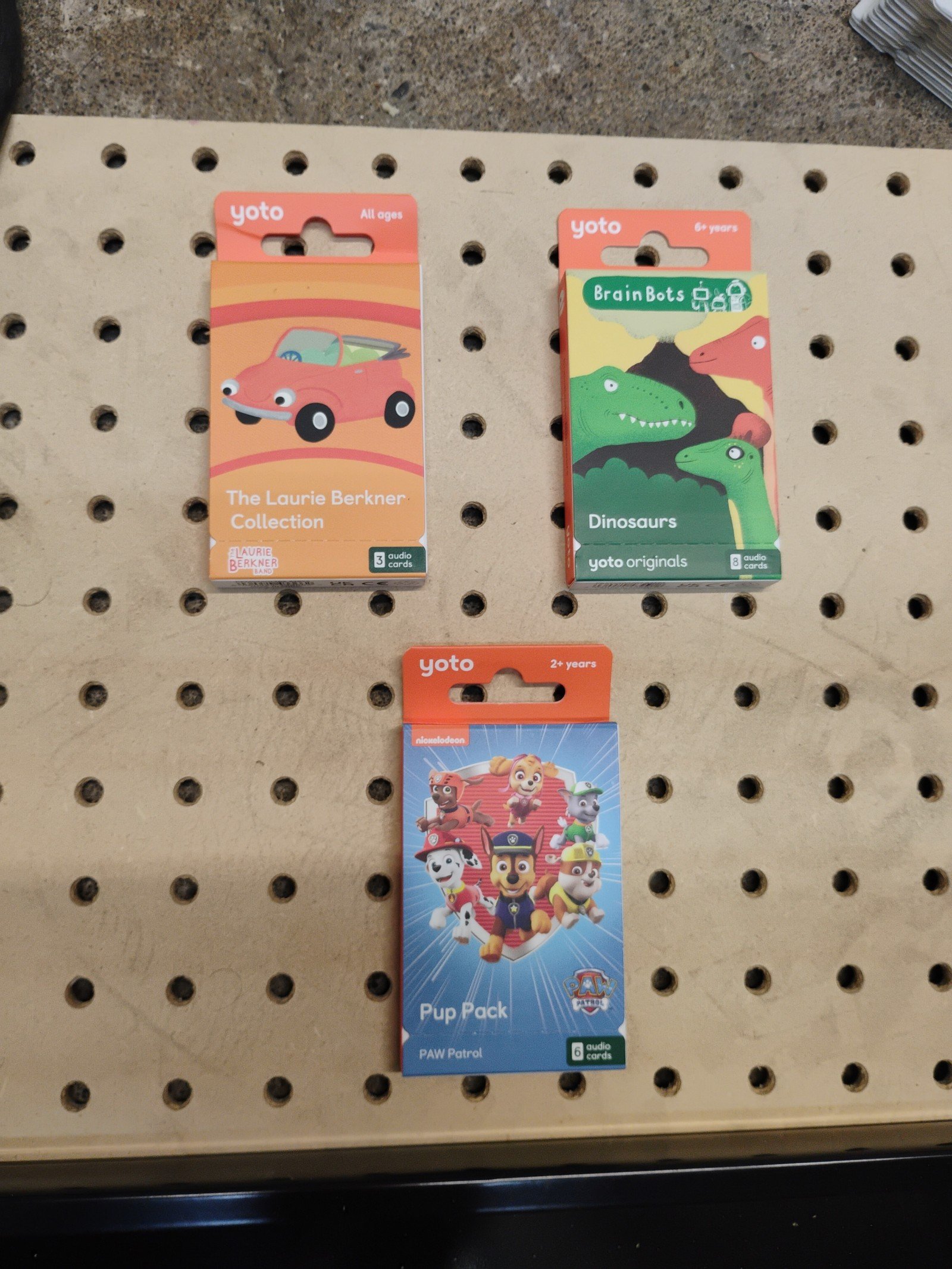 Group of 3 collections of Yoto cards for kids - brand new