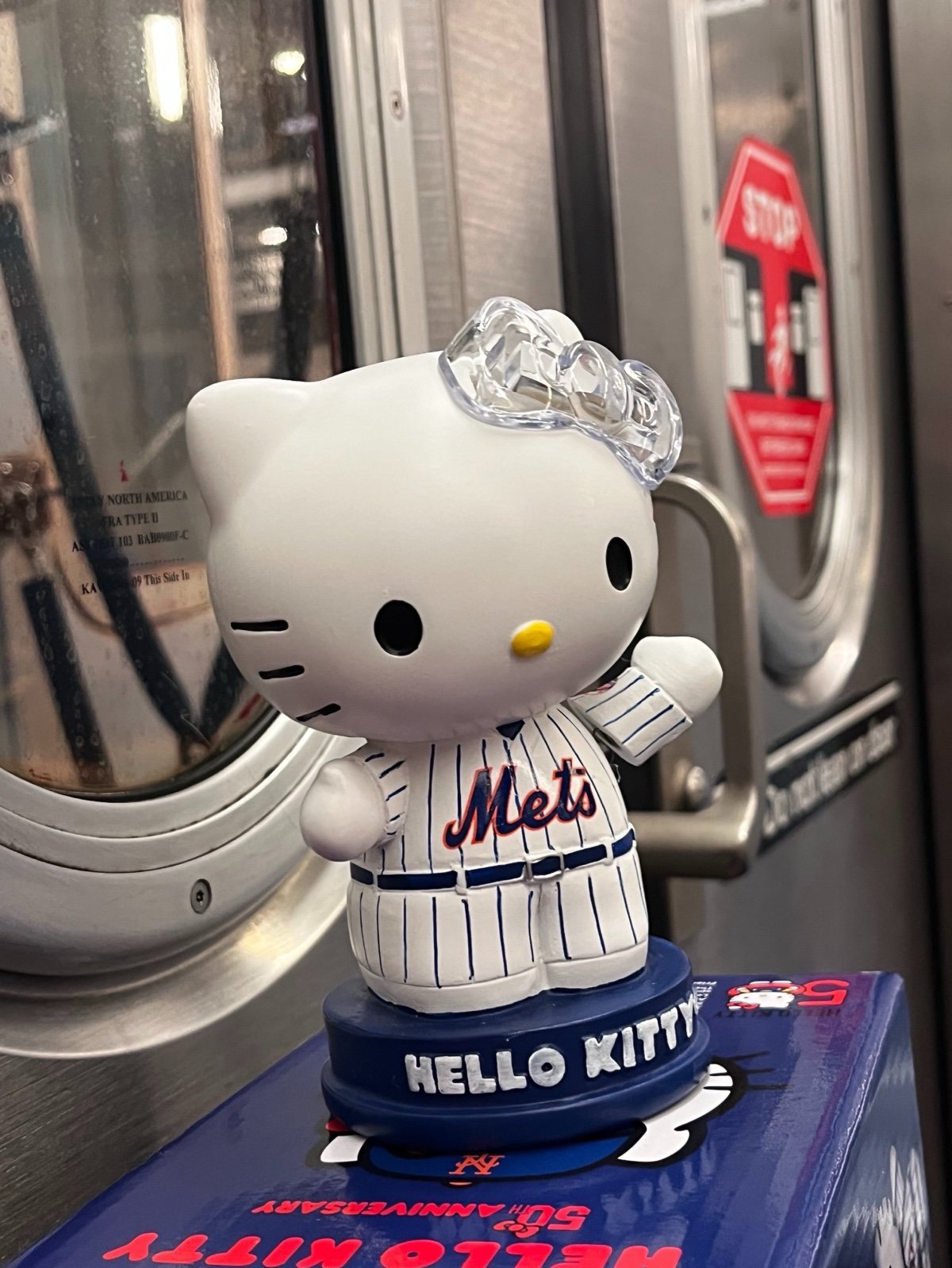 Hello Kitty New York Mets bobblehead | Mercari