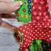 Vintage 70s Patchwork Apron Full Colorblock Housedress Prairie Cottagecore Flaw