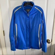 DESCENTE BLUE VINTAGE INSULATED SKI JACKET SIZE 12