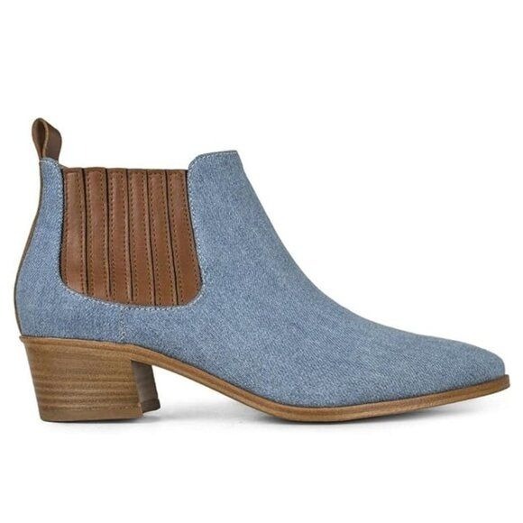 MODERN VICE Denim Handler Chelsea Boots